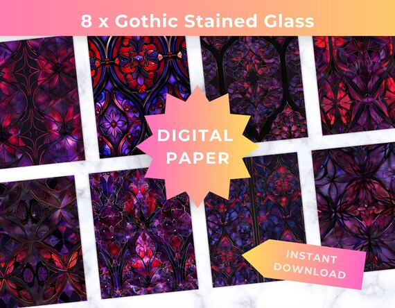 Seamless Pattern Digital Paper, 8 Antique Pocket Watch Dark Academia Cel