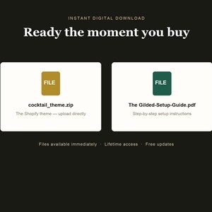 The Gilded Shopify theme