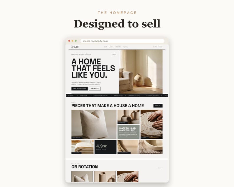 Atelier Shopify theme