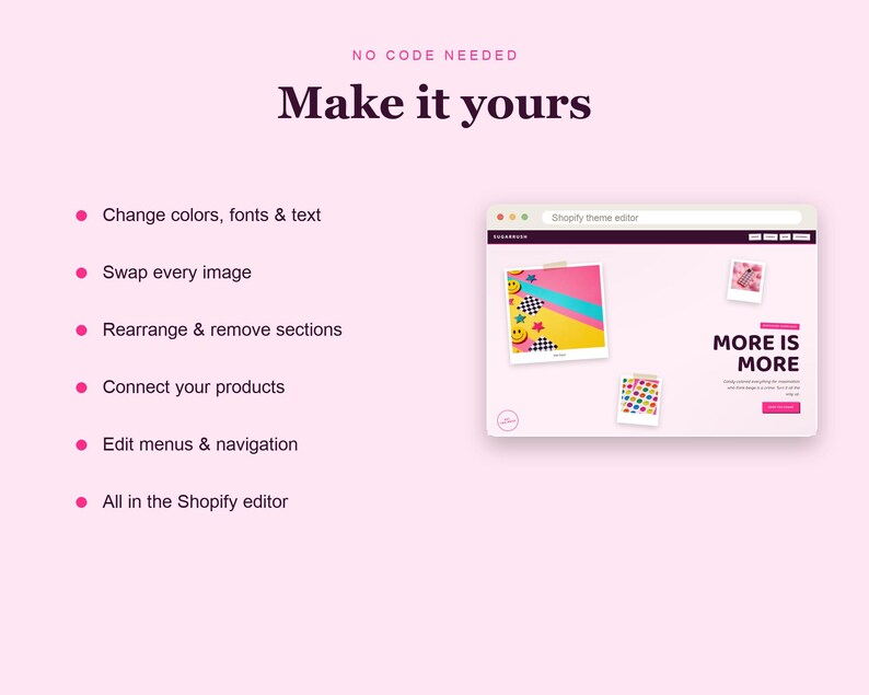 SUGARRUSH Shopify theme