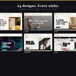 Novanture Complete Collection 24 Shopify themes bundle