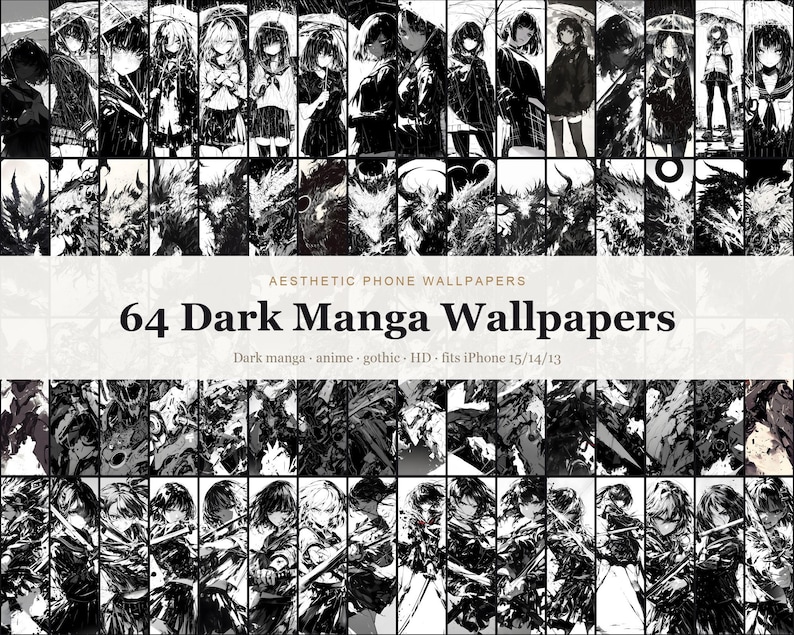 Dark Manga Wallpapers bundle