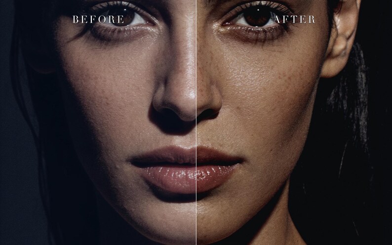 Moody Portrait Lightroom Presets Bundle, Cinematic Film Look (Instant Download) image 7