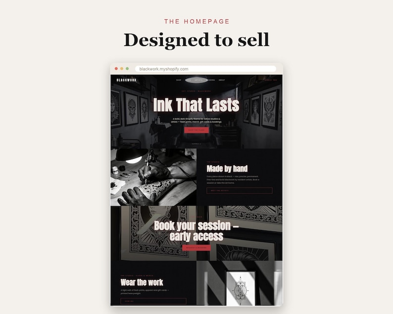 BLACKWORK Shopify theme