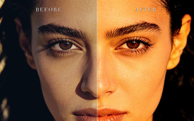 Kodak Portrait Lightroom Presets Bundle, Warm Film Style (Instant Download) image 7