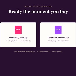 TENSHI Shopify theme