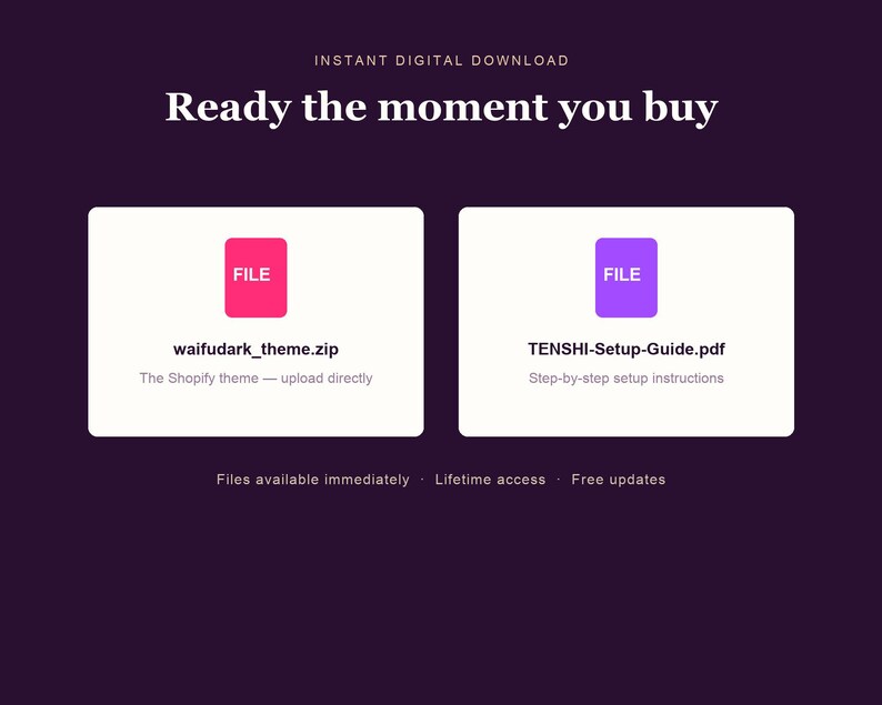 TENSHI Shopify theme