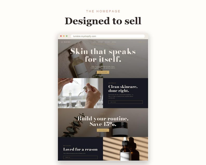 Lumière Shopify theme