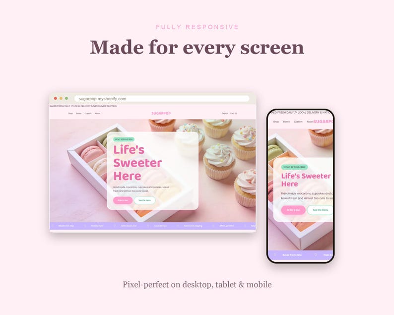 SUGARPOP Shopify theme