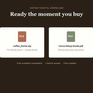 Corvo Shopify theme