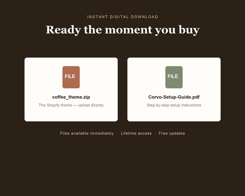 Corvo Shopify theme