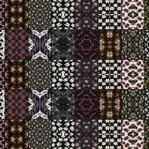 Moody Dark Floral Patterns digital paper bundle