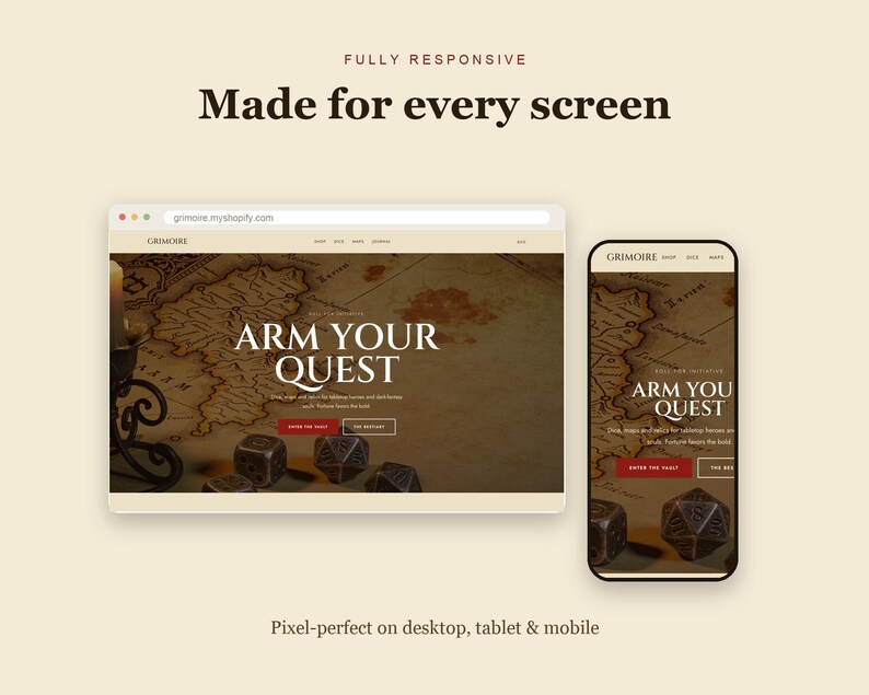 GRIMOIRE shopify theme