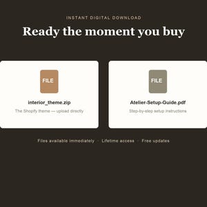 Atelier Shopify theme