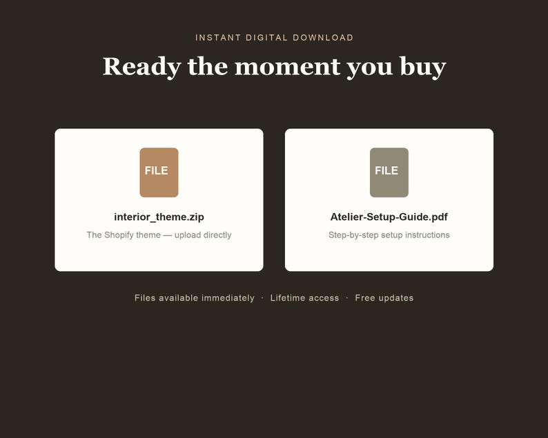 Atelier Shopify theme