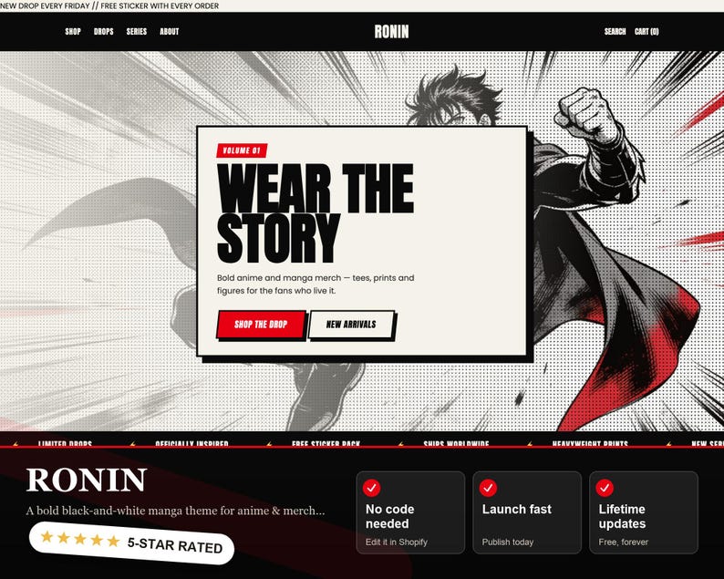 RONIN Shopify theme