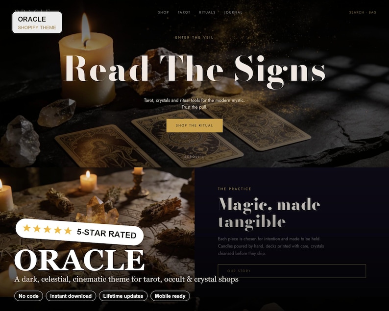 ORACLE Shopify theme