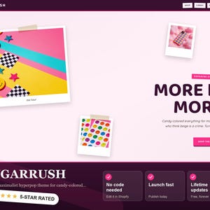 SUGARRUSH Shopify theme