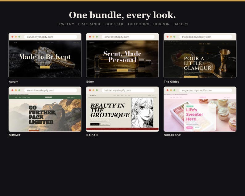 Novanture Complete Collection 24 Shopify themes bundle