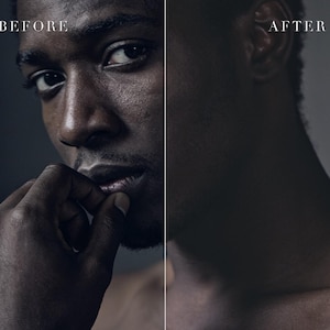Moody Portrait Lightroom Presets Bundle, Cinematic Film Look (Instant Download) image 4