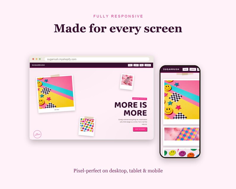 SUGARRUSH shopify theme