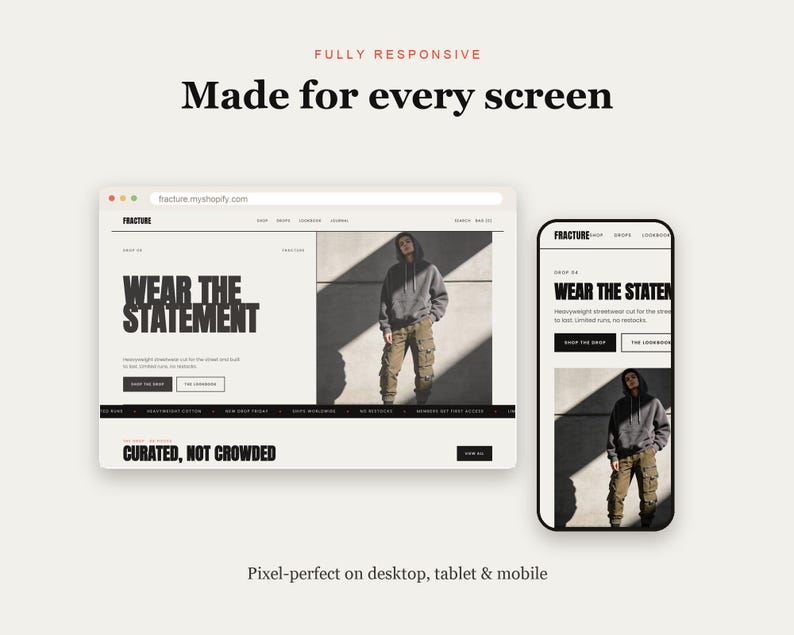 FRACTURE Shopify theme