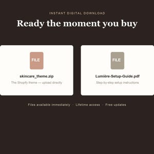 Lumière Shopify theme
