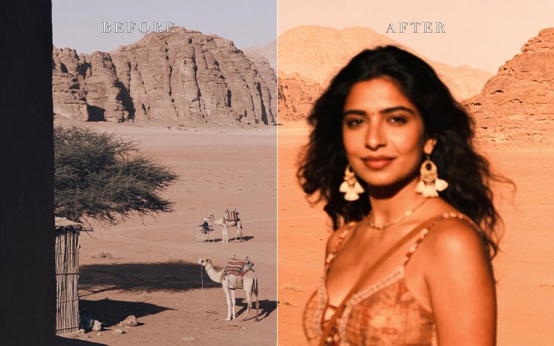 Boho Terracotta Lightroom Presets, Warm Earthy Tones (Mobile + Desktop) image 6