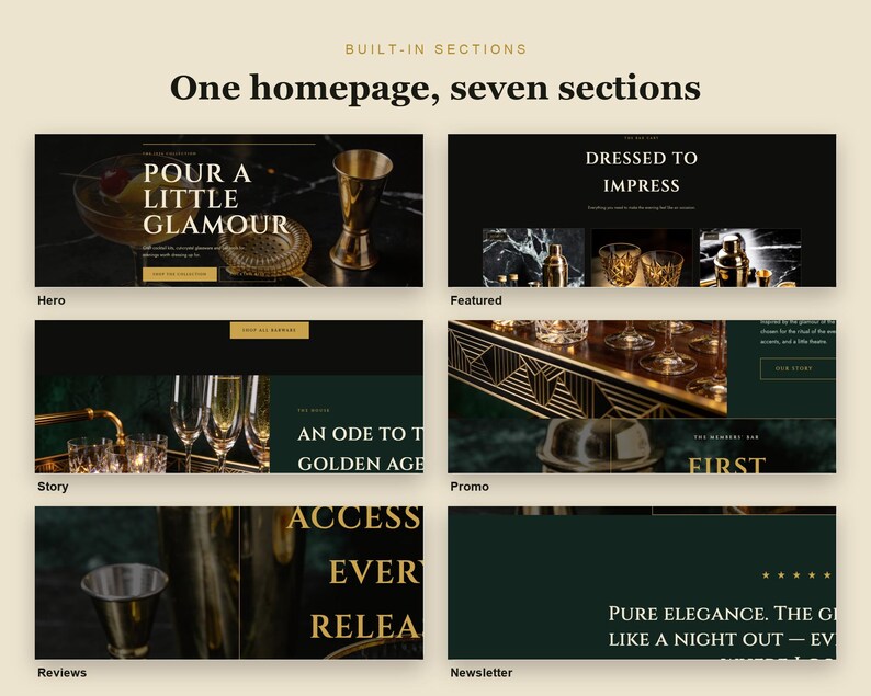 The Gilded Shopify theme