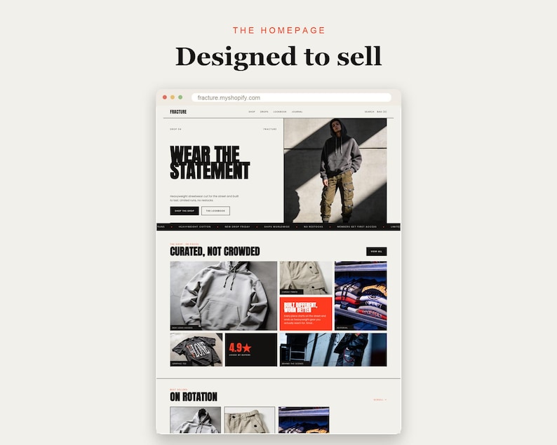 FRACTURE Shopify theme