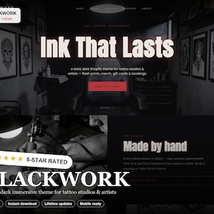 BLACKWORK Shopify theme