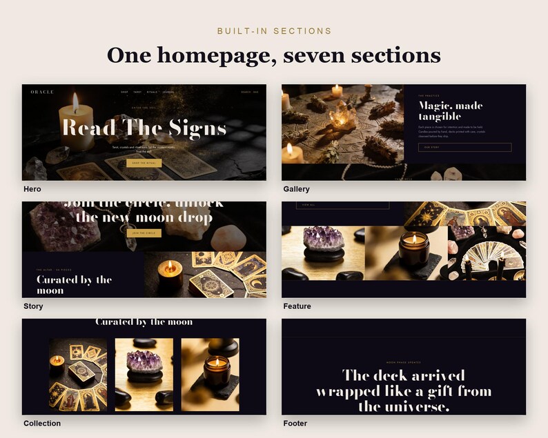 ORACLE shopify theme