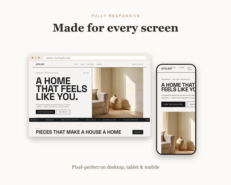 Atelier Shopify theme