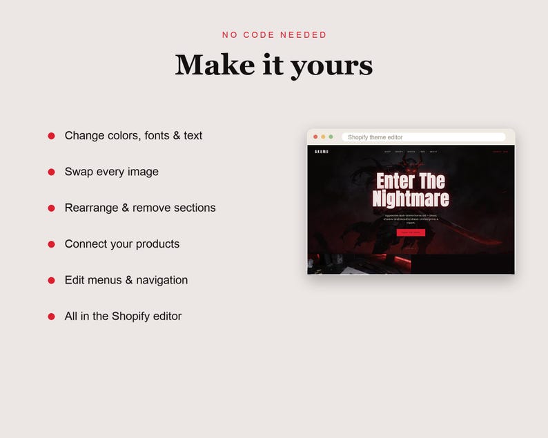 AKUMU Shopify theme