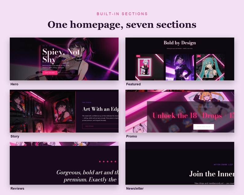 TENSHI Shopify theme