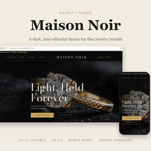 Maison Noir Shopify theme