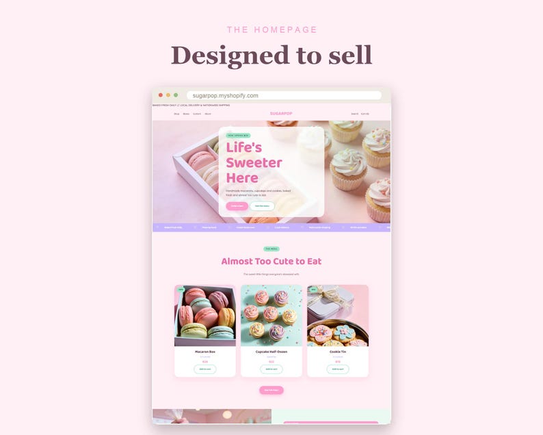 SUGARPOP Shopify theme