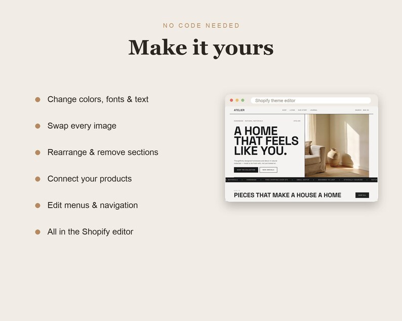 Atelier Shopify theme