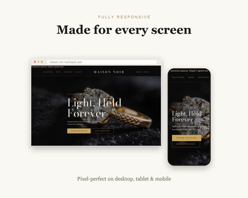 Maison Noir Shopify theme