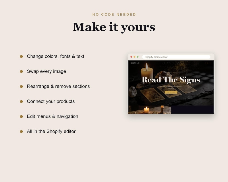 ORACLE Shopify theme