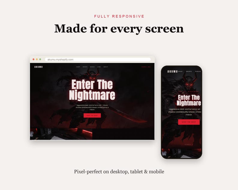AKUMU Shopify theme