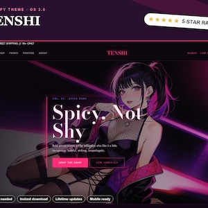TENSHI Shopify theme
