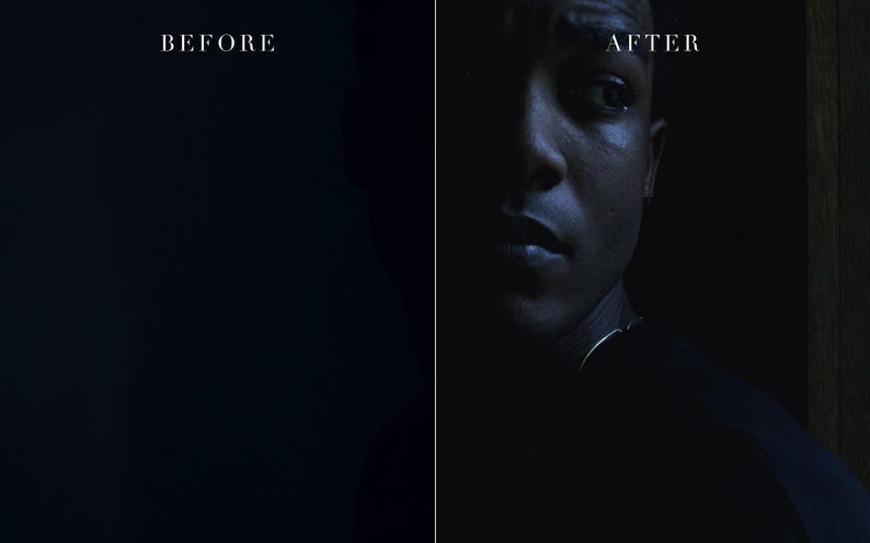 Moody Portrait Lightroom Presets Bundle, Cinematic Film Look (Instant Download) image 11