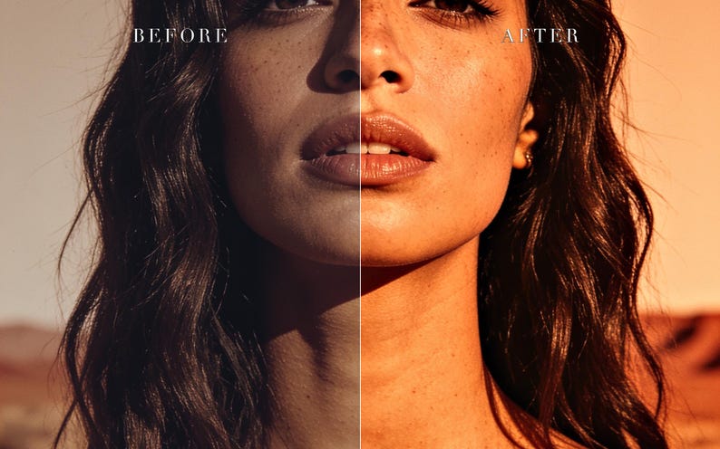 Boho Terracotta Lightroom Presets, Warm Earthy Tones (Mobile + Desktop) image 3