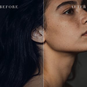 Moody Portrait Lightroom Presets Bundle, Cinematic Film Look (Instant Download) image 10