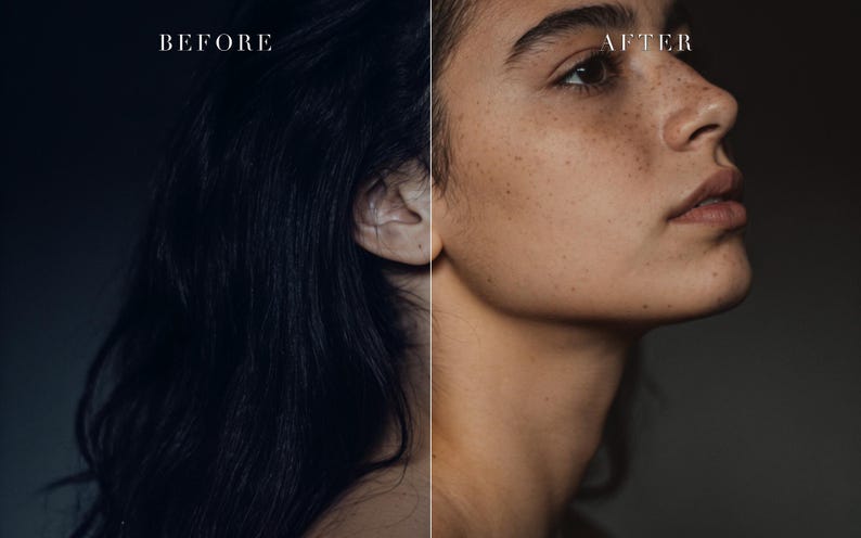 Moody Portrait Lightroom Presets Bundle, Cinematic Film Look (Instant Download) image 10