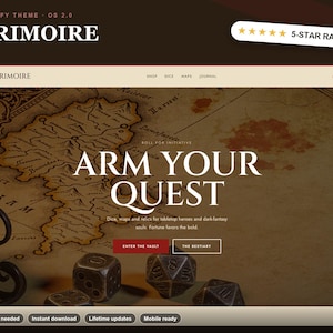 GRIMOIRE Shopify theme