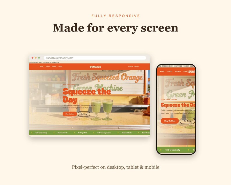 SUNDAZE Shopify theme