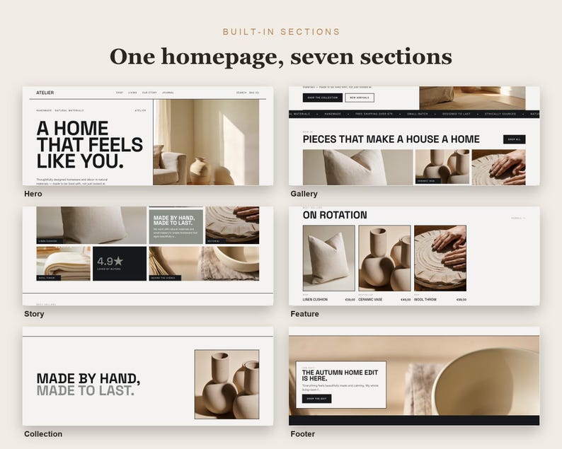 Atelier Shopify theme