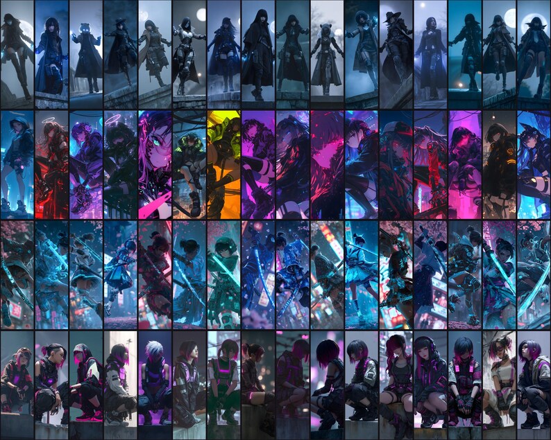Anime Waifu Wallpapers bundle